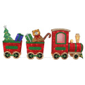 3-Piece Train Yard Decoration