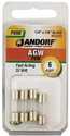 6-Amp Agw Cartridge Fast Acting Fuse Without Indicator