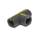 1 1/8-Inch x 1/2-Inch Tee Pipe Insulation