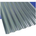 8-Foot X 26-Inch X 0.063-Inch Castle Gray Polycarbonate Corrugated Roofing Panel