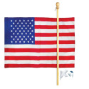 Flag Set With Pole and Bracket