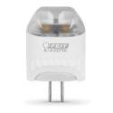 Feit Electric Lvg4/Led LED Bulb, 12 V, 2 W, G4, T5 Lamp, Warm White Light