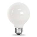 Feit Electric Bpg2560w/927ca/Fil LED Bulb, 120 V, 5.5 W, Medium E26, G25 Lamp, Soft White Light