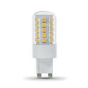 Feit Electric Bpg940/830/Led LED Bulb, 120 V, 4.5 W, G9, Wedge Lamp, Warm White Light