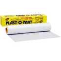50 x 30-Foot Opaque White Plastic Heavyweight Ribbed Floor Runner