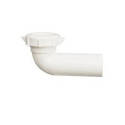 Disposal Drain Elbow With Nut, Plastic, White, For Waste King Disposers