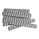 6-3/8 x 7/8-Inch Galvanized Steel Bt Series Wall Tie  