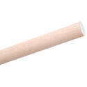 1/2-Inch X 48-Inch White Hardwood Round Dowel