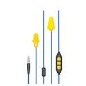 23/26 Db Blue & Yellow Wired Earphone With Microphone