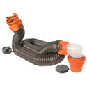 15-Foot Rv Sewer Hose Kit With Swivel Fittings