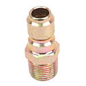 3/8-Inch Steel Quick Connect Plug x MNPT