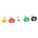 1/4-Inch Stainless Steel Soap Nozzle Set, 5-Pack