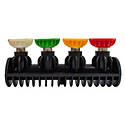1/4-Inch Quick Connect Nozzle Holder and Nozzles, 4-Pack