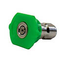 25-Degrees x 4.0 mm Green Quick Connect Flushing Nozzle