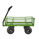 4-Cubic Foot Heavy-Duty Steel Utility Cart