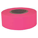 Sub-Zero Fluorescent Pink Flagging Tape - 150 ft. L x 1-3/16 in. W