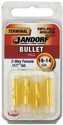 16-14 AWG Insulated 2-Way Bullet Terminal Yellow