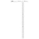 Johnson T-Square — 54 in. L x 24 in. W, 3/16 in. Thick, SAE Graduation, Aluminum