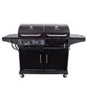 Deluxe Gas And Charcoal Combo Grill
