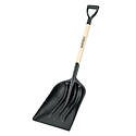 Poly Blade Scoop Shovel With Wood Handle