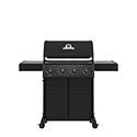 Black LP Shadow 4-Burner Gas Grill
