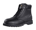 Men's Size 9-1/2 Black Leather Upper Steel Toe Work Boot