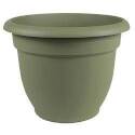 12-Inch Ariana Living Green Self-Watering Planter