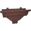 2 x 3-Inch Brown Repla K Gutter Drop Outlet