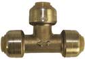 1/4-Inch Brass Push-Fit Tee