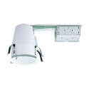 Recessed Housing, 4-1/4 In Ceiling Opening, Recessed Mounting, Steel