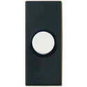 2-1/8-Inch Rectangular Black Corded Push Button