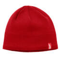Red Fleece-Lined Knit Beanie Hat