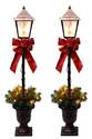 3-1/2-Foot Prelit Christmas Lamp Posts