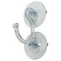Clear Polycarbonate Heavy-Duty Suction Cup Hook - 20 lb. Capacity, 1-Pack