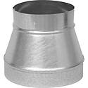 Galvanized Stove Pipe Reducer - 26 Gauge, 6 in. x 4 in.