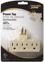 125-Volt 15-Amp 3-Outlet Grounding Swivel Power Tap