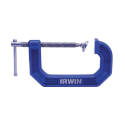 C-Clamp, 10-Pound Clamping, 3-1/4-Inch D Throat, Steel, Blue