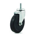 5-Inch Diameter Wheel 4-Inch Swivel Radius 300-Lb Weight Capacity Swivel Caster  