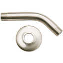 1/2 x 6-Inch Brushed Nickel Shower Arm with Flange