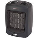 Black PTC Ceramic Heater - 2-Heat Setting
