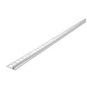 1/4-Inch X 96-Inch Satin Clear Anodized Aluminum Bullnose