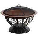 Copper Plated Firebowl 30 in