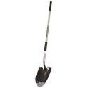 Shovel, Round Point Blade, Long Handle, Steel Handle