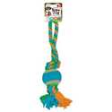 Knot Rope With Tennis Ball Dog Tug Toy