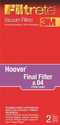 Hoover Final Filter And 04 Vacuum Cleaner Filters, 2-Pack