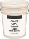 Cover Coat Interior Latex Paint Semi-Gloss White 5 Gal