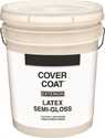 Cover Coat Contractor Grade Exterior Latex Paint Semi-Gloss White 5 Gal