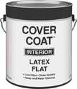Cover Coat Interior Latex Paint Flat White 1 Gal
