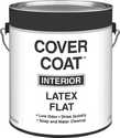 Cover Coat Interior Latex Paint Flat Antique White 1 Gal