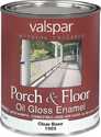 Porch And Floor Interior/Exterior Oil Enamel Paint Gloss Clear Base 1 Qt